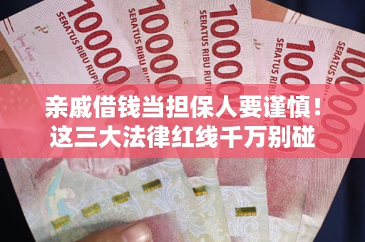 武汉亲戚借钱当担保人要谨慎！这三大法律红线千万别碰