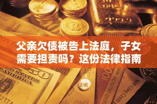武汉父亲欠债被告上法庭，子女需要担责吗？这份法律指南必须看完