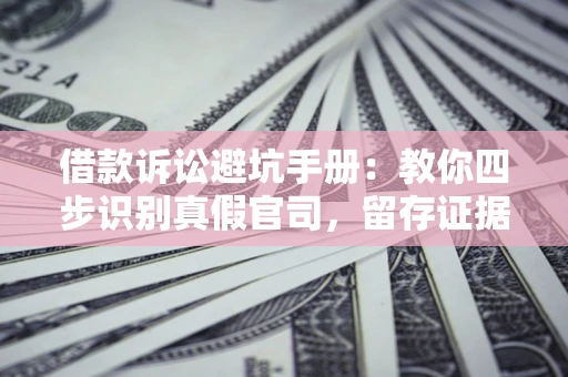 武汉借款诉讼避坑手册：教你四步识别真假官司，留存证据不踩雷