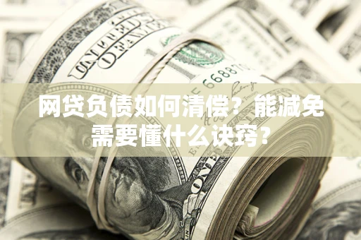 武汉网贷负债如何清偿？能减免需要懂什么诀窍？
