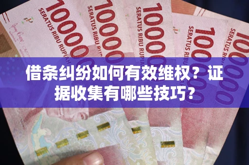 武汉借条纠纷如何有效维权？证据收集有哪些技巧？