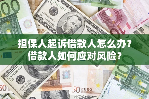 武汉担保人起诉借款人怎么办？借款人如何应对风险？